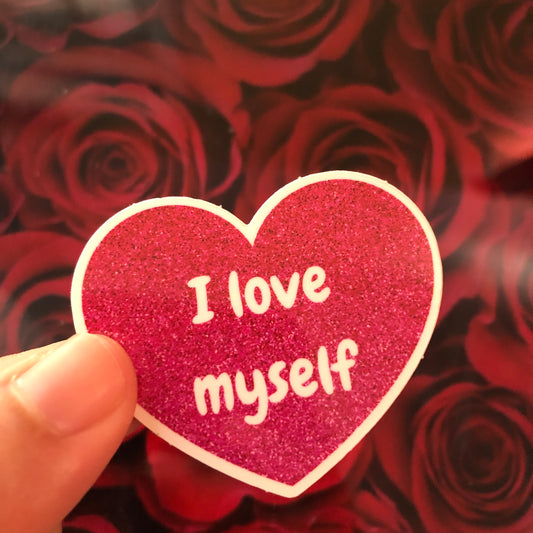 Valentine’s Day I love myself sticker