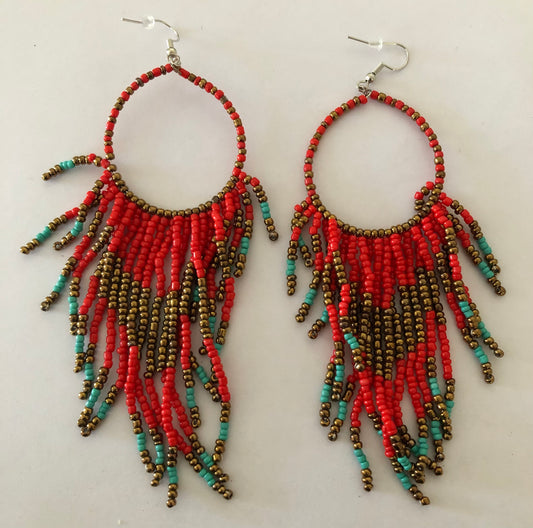 Huichol earrings