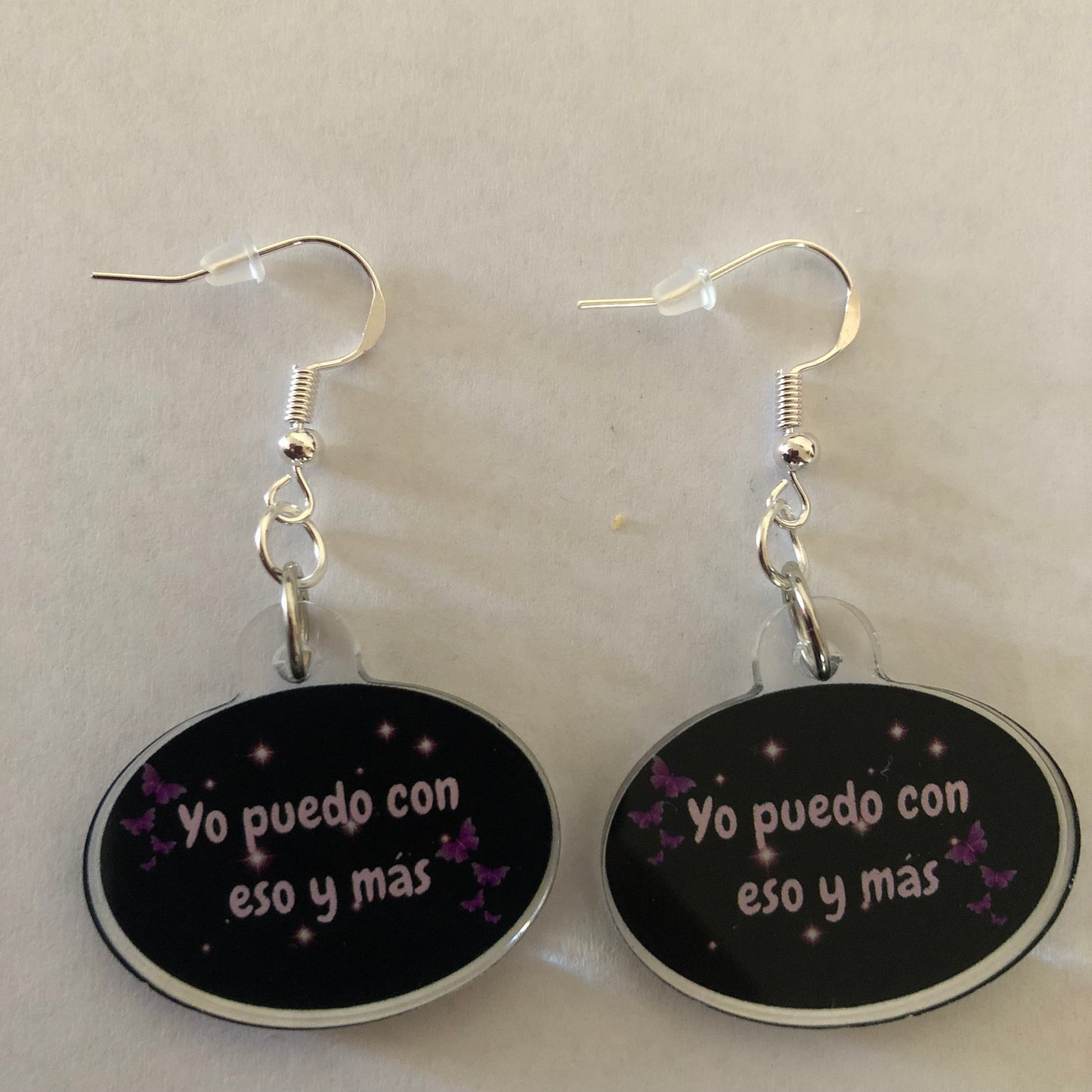 Yo puedo con eso y más earrings