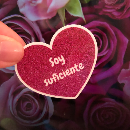 Valentine’s Day Soy suficiente sticker