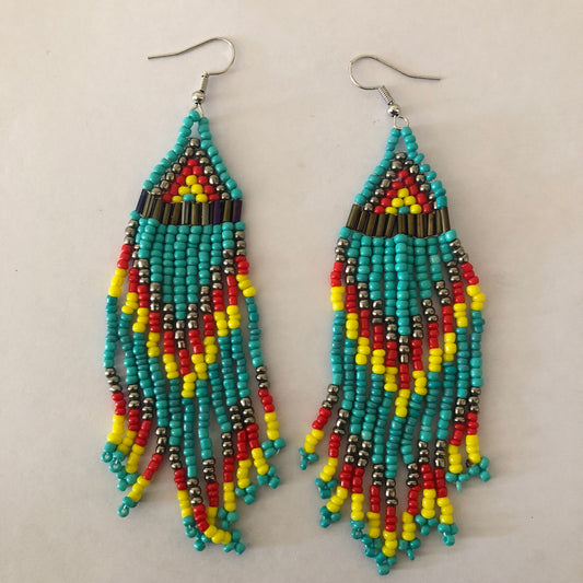 Huichol earrings