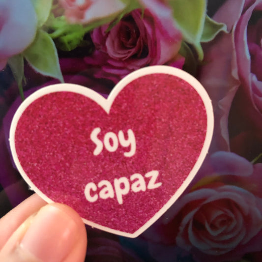 Valentine’s Day Soy Capaz sticker