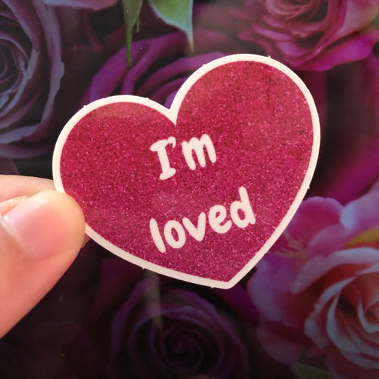 Valentine’s Day I’m loved sticker