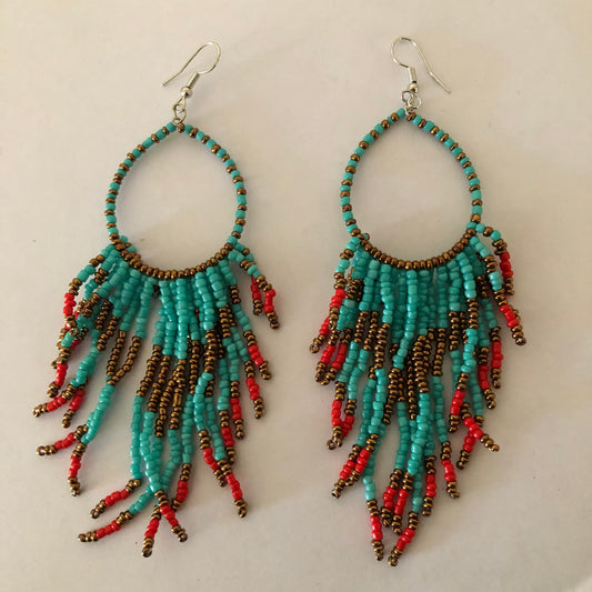 Huichol earrings