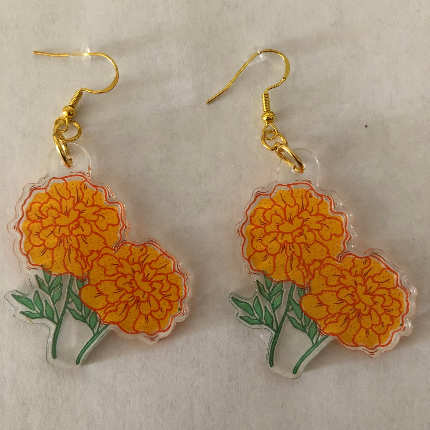 Día De Muertos Cempasúchil Earrings