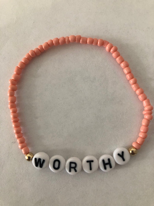 Worthy empowering bracelet